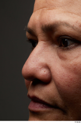 Eye Face Nose Skin Woman Overweight Wrinkles Studio photo references